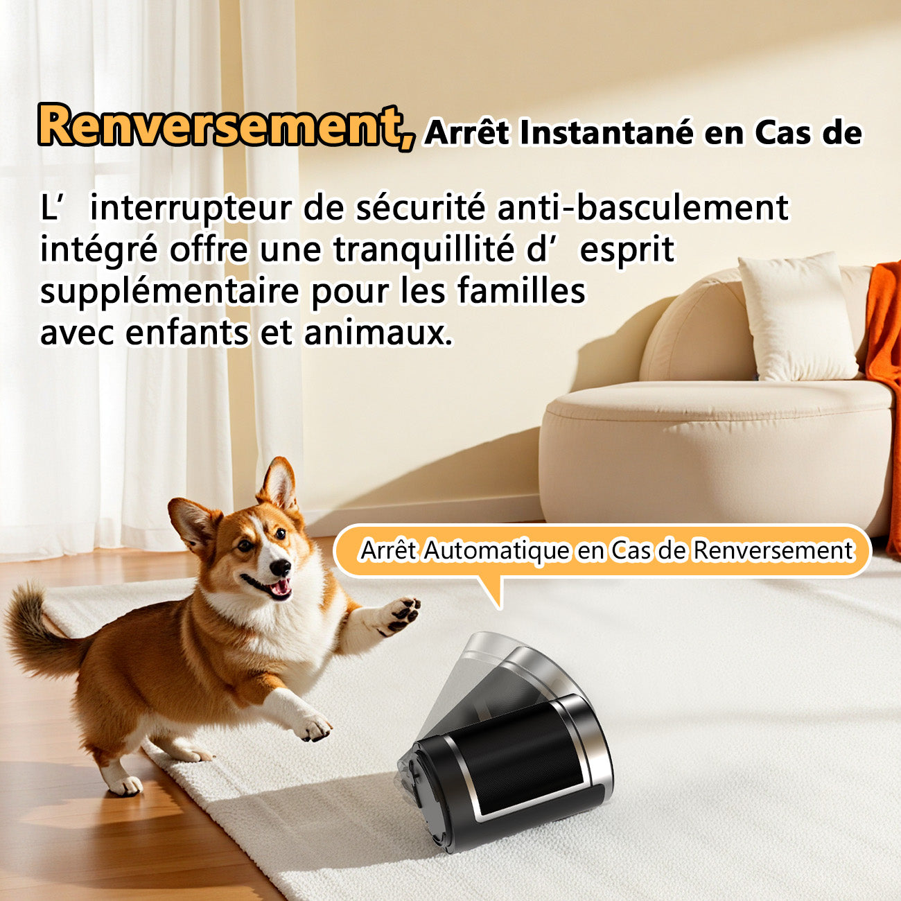 Totopia Radiateur électrique 1500 W 4 modes Élément chauffant céramique PTC Affichage LED et télécommande Minuterie 12 h Oscillation large Protections surchauffe et basculement PTC-907B