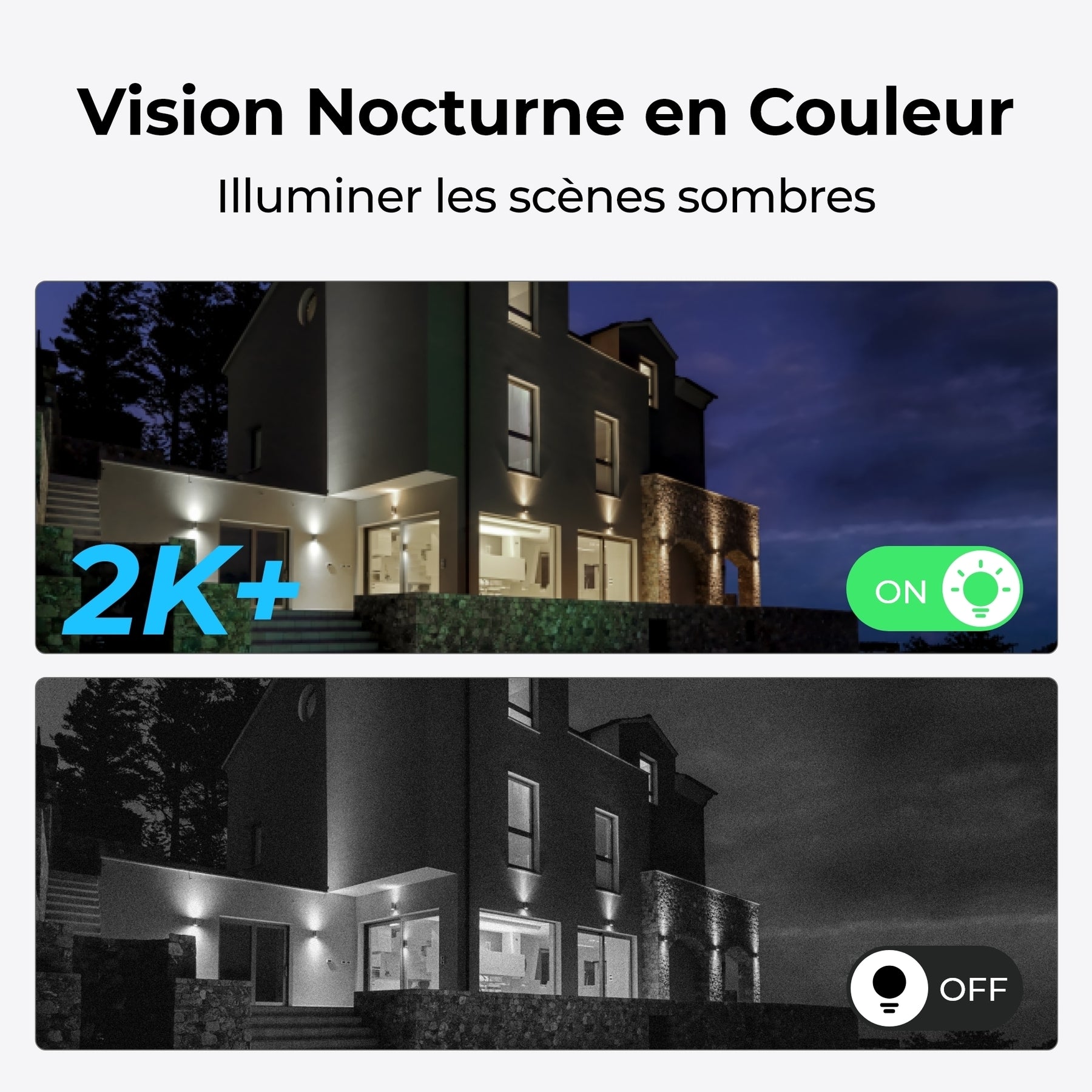 REOLINK G430 – Caméra de surveillance 4MP Pan-Tilt 4G LTE – Blanche – Avec panneau solaire