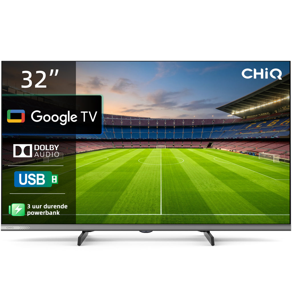 CHiQ TV Google HD 32 pouces (L32M9PD) Dolby Audio, Design sans cadre