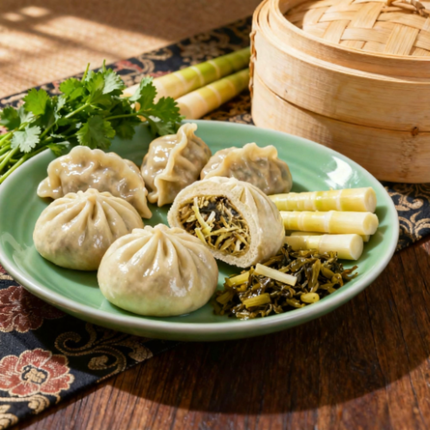 FRESHASIA Bao à la moutarde et pousses de bambou salées et hachées - 480 g