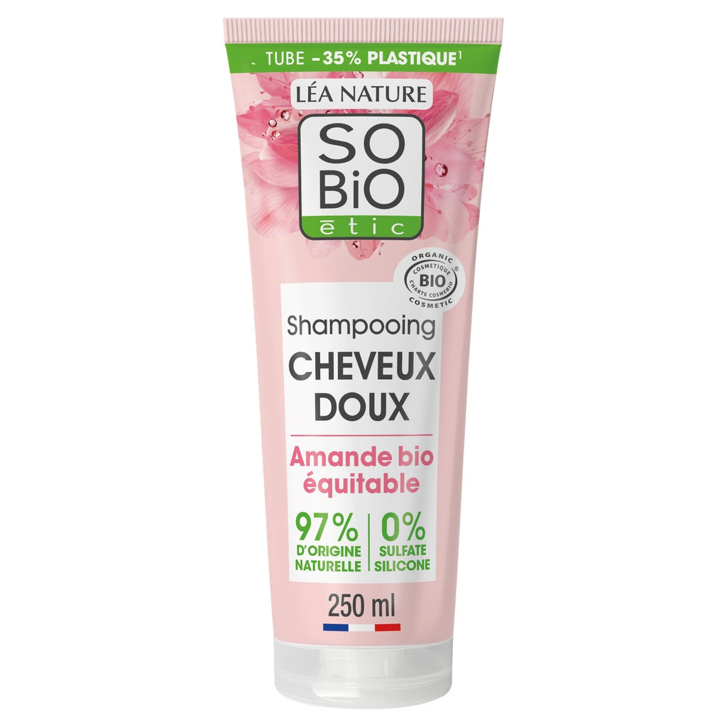 SO'BIO ETIC Shampoing Pour tous types de cheveux Cheveux Doux Bio 250ML