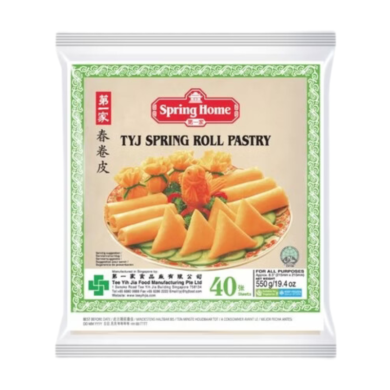Spring Home TYJ Feuilles pour rouleaux de printemps, 40 feuilles, 550 g