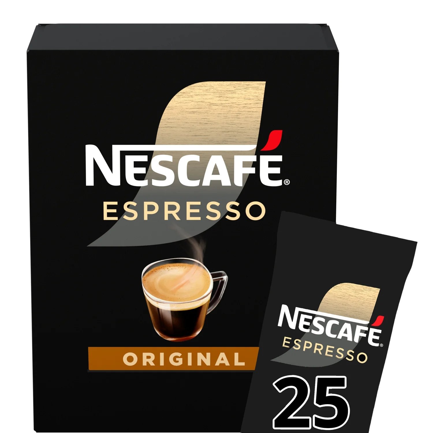 NESCAFE ESPRESSO Café pur Arabica 25 sticks 45 g