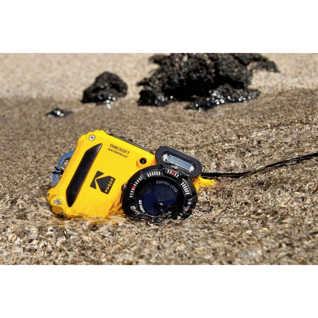 Kodak PIXPRO Appareil photo numérique étanche 15 m - Antichoc 2 m - Jaune