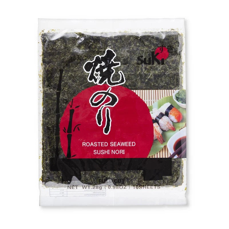 ZHONGYE Algues grillées pour sushi nori 28 g (10 feuilles)