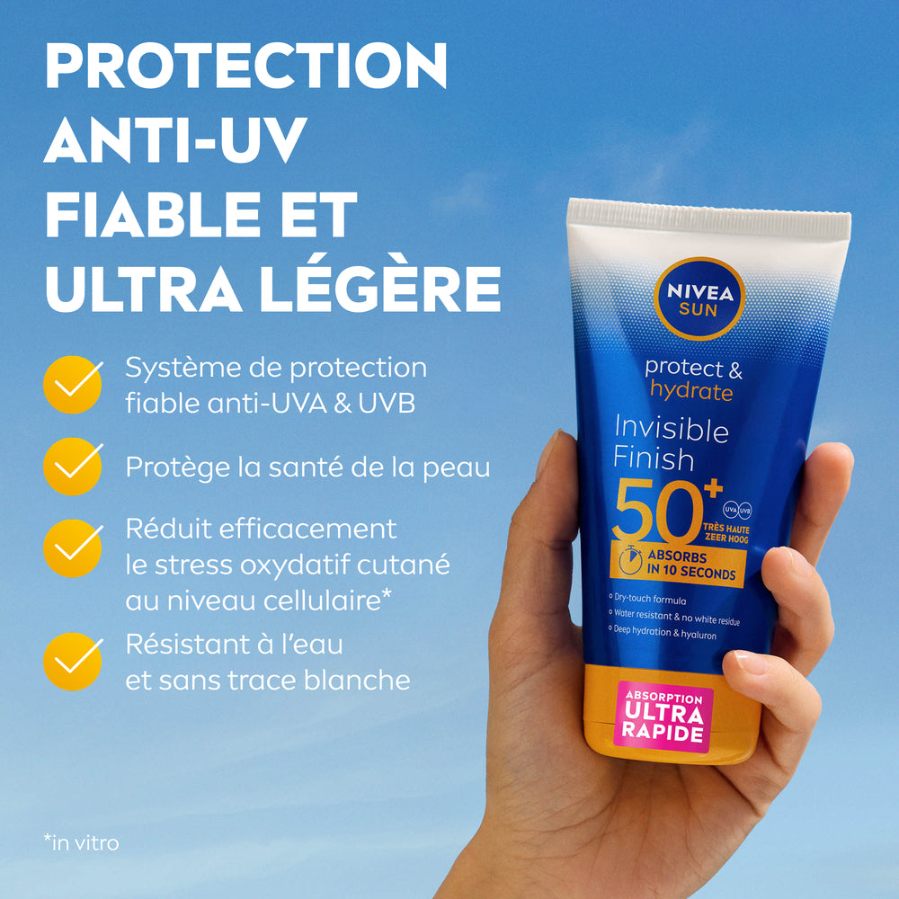 NIVEA SUN Invisible Finish Fluide protection solaire SPF 50 - 150 ml
