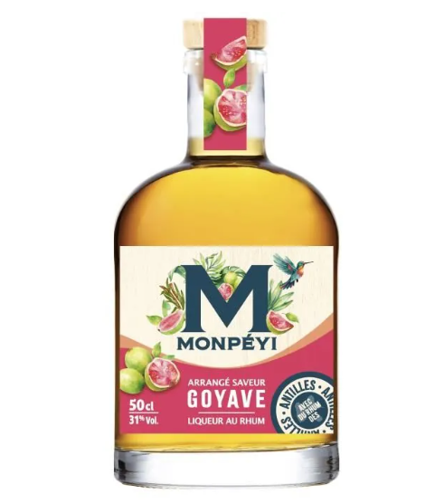 MONPÉYI Liqueur au rhum arrangé saveur goyave 31° - 50 cl