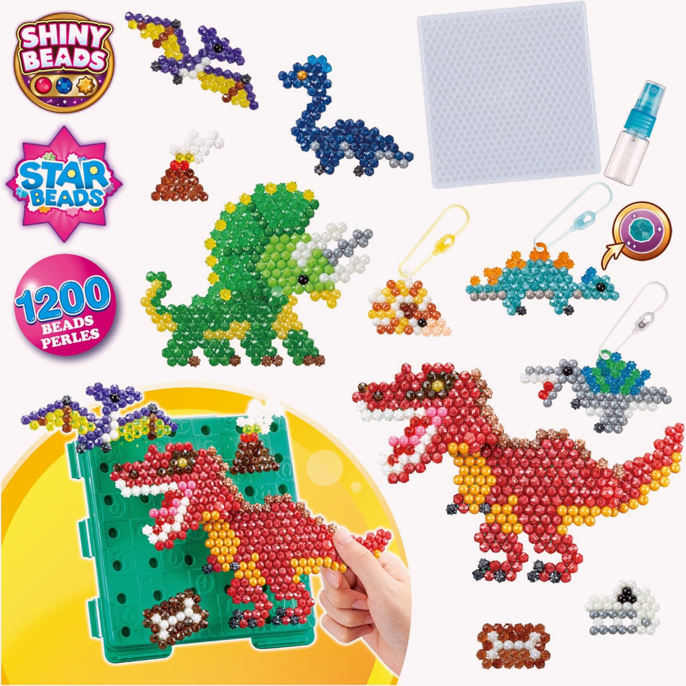 Aquabeads Le Monde des Dinosaures Coffret de Jeu Complet Monde des Dinosaures