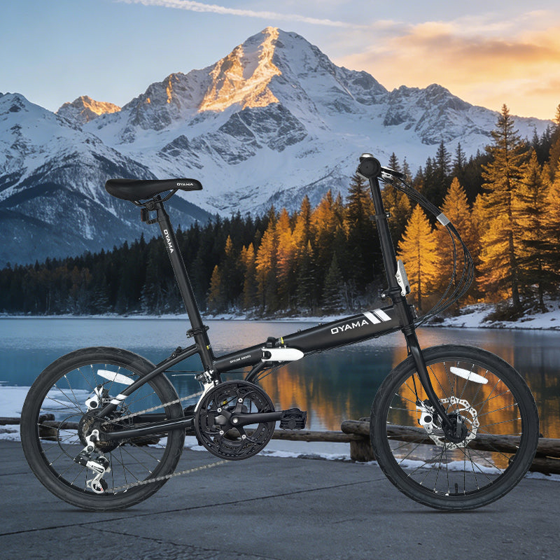 OYAMA Skyline 500 Vélo pliant - Noir