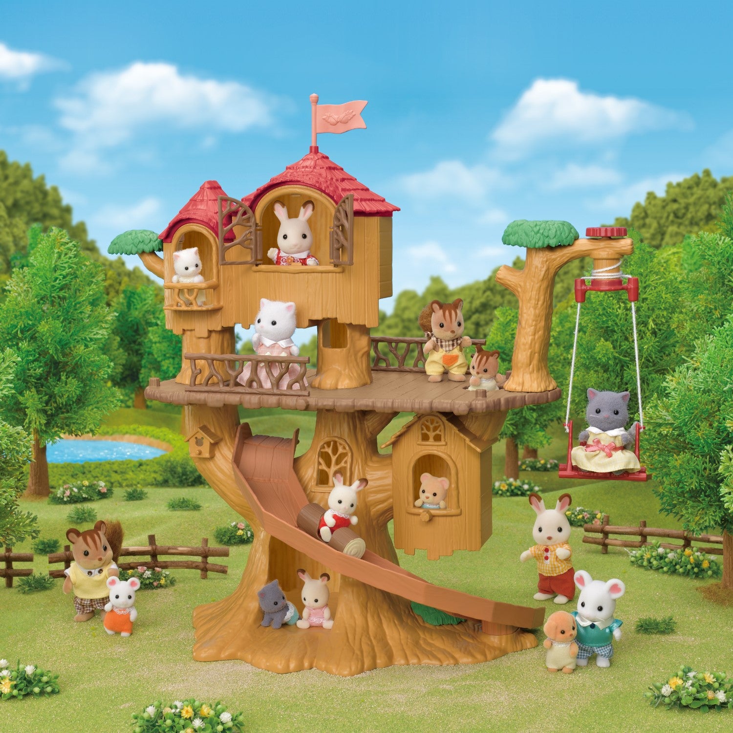 Sylvanian Families La cabane dans l’arbre des aventures