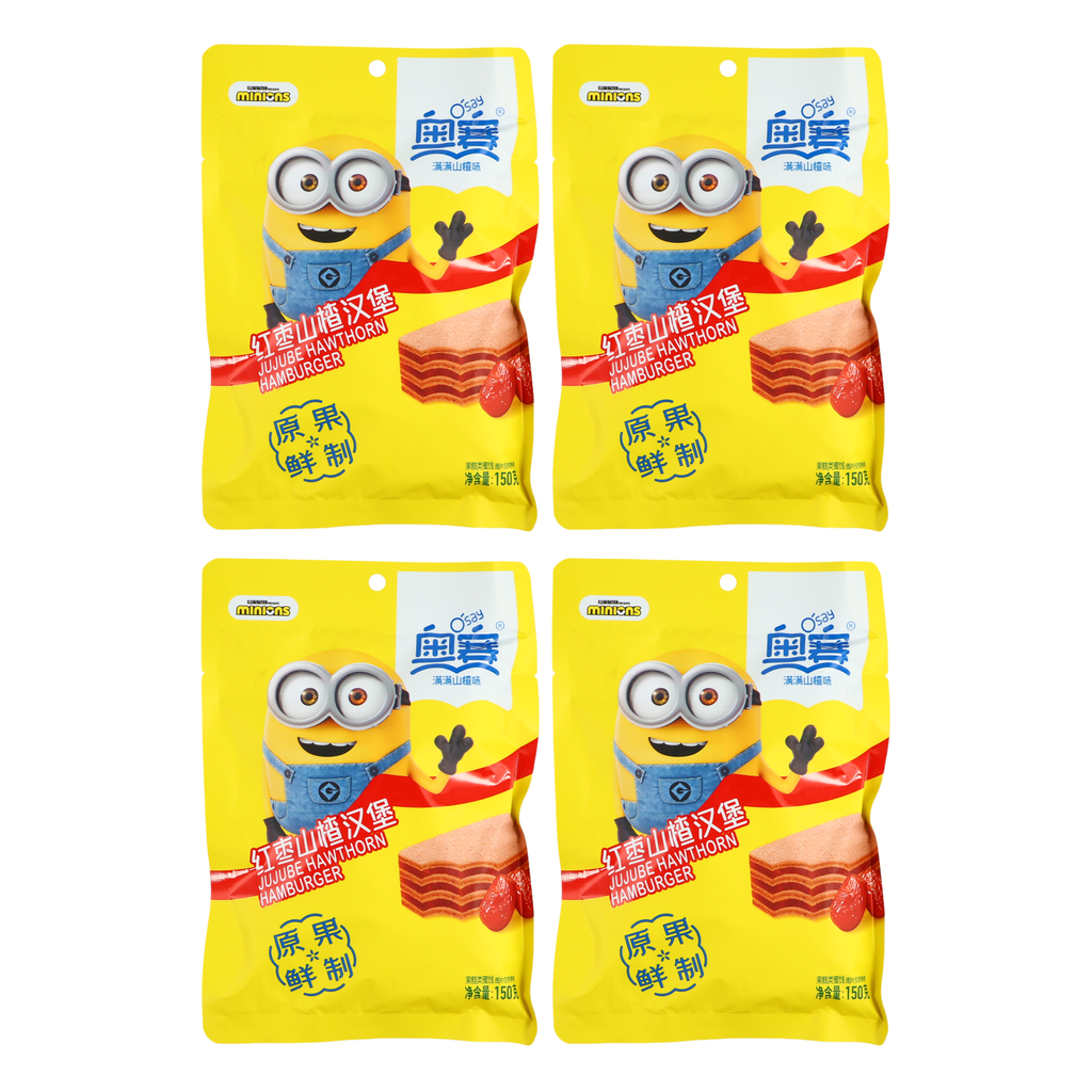 O'Say Hamburger d'Aubépine aux Dattes Rouges 150 g * 4