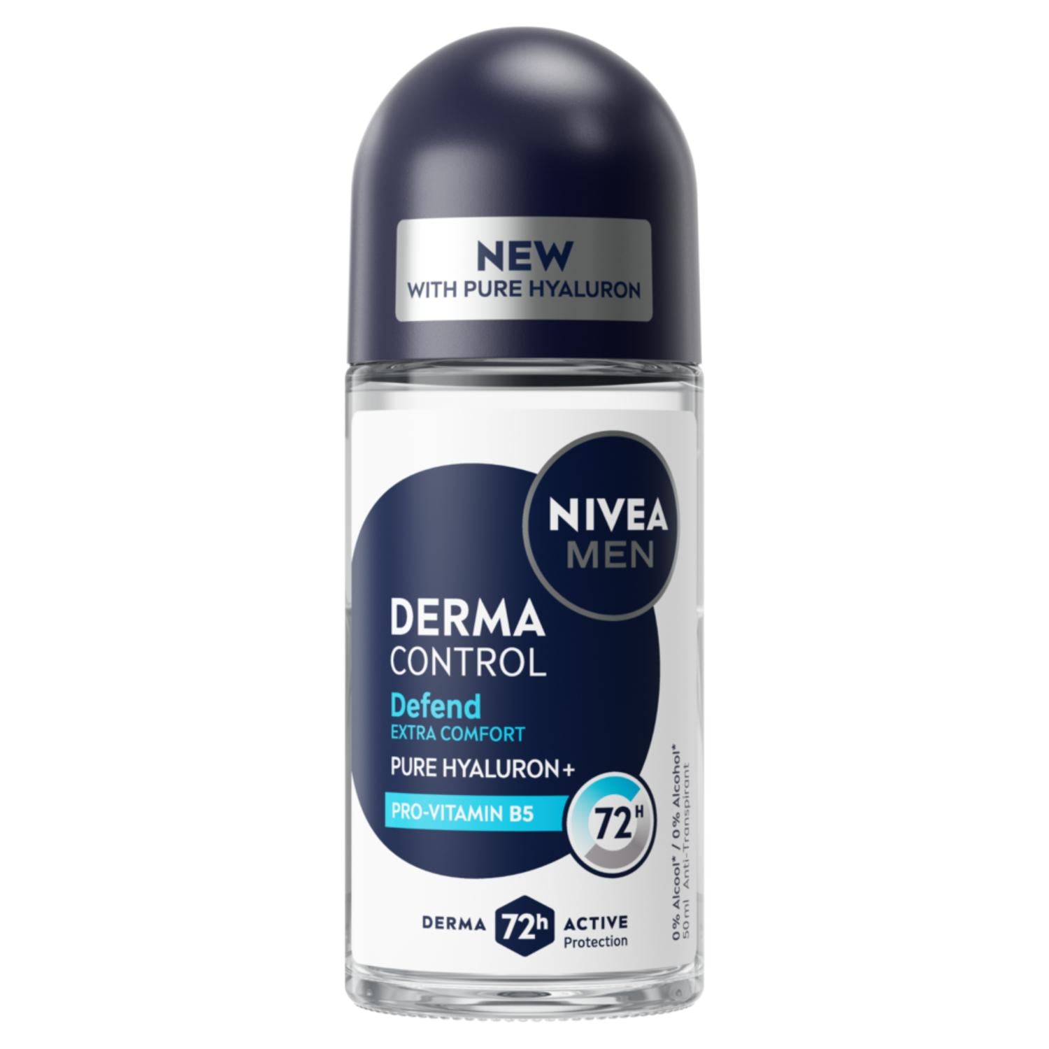 NIVEA MEN Déodorant Aisselles Derma Control Défend Protection 72h Bille 50ml
