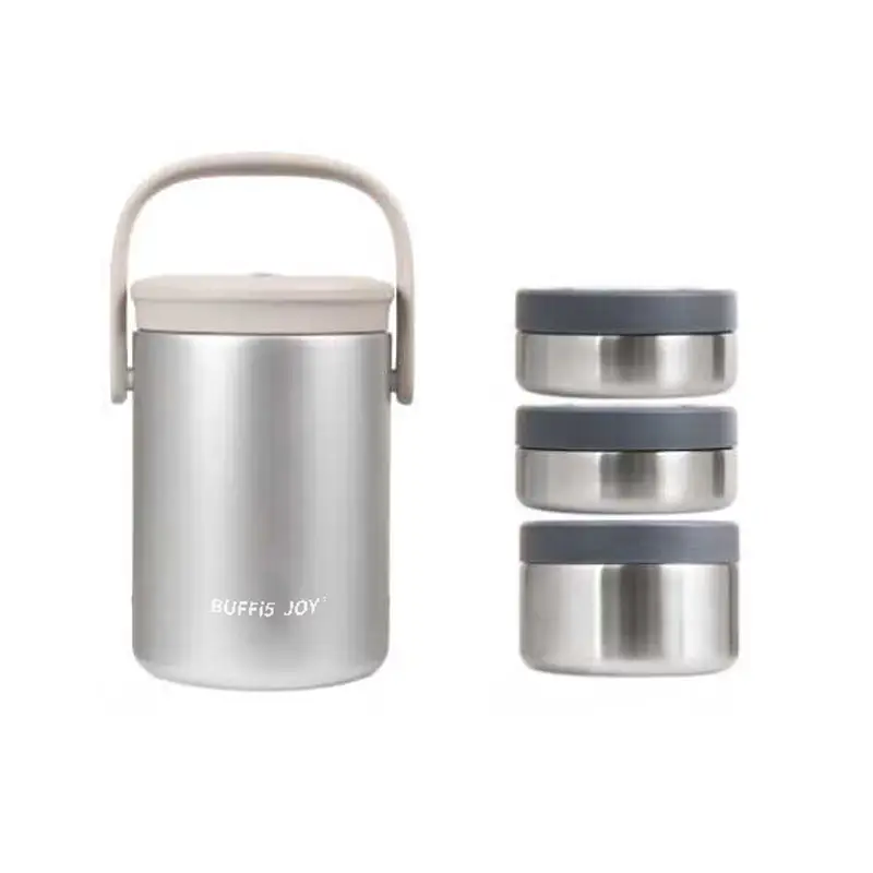 BUFFi5 JOY Seau isotherme en acier inoxydable à trois couches et capacité de 1,8 L, sac isotherme inclus