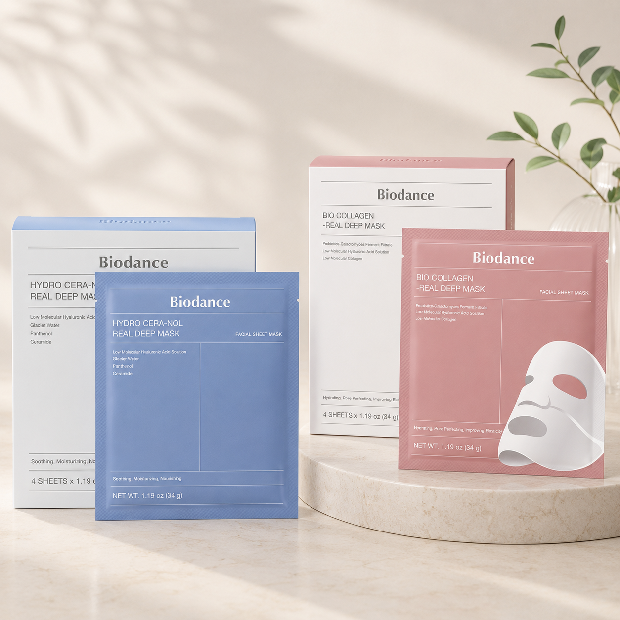 BIODANCE Coffret Masques Collagène & Hydratation