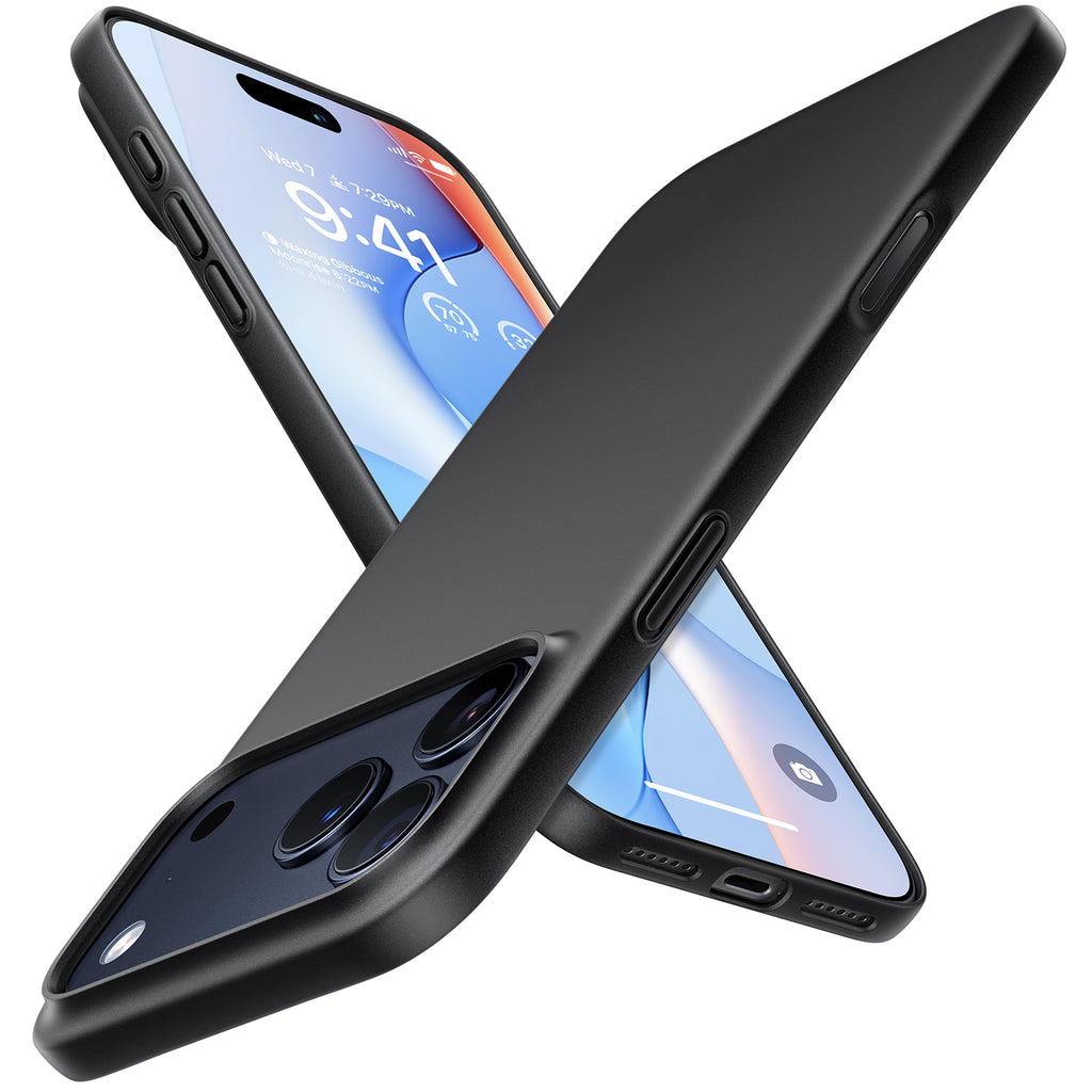 TORRAS Série SlimFit-Mag - Coque de téléphone pour iPhone 17 Pro - Noir