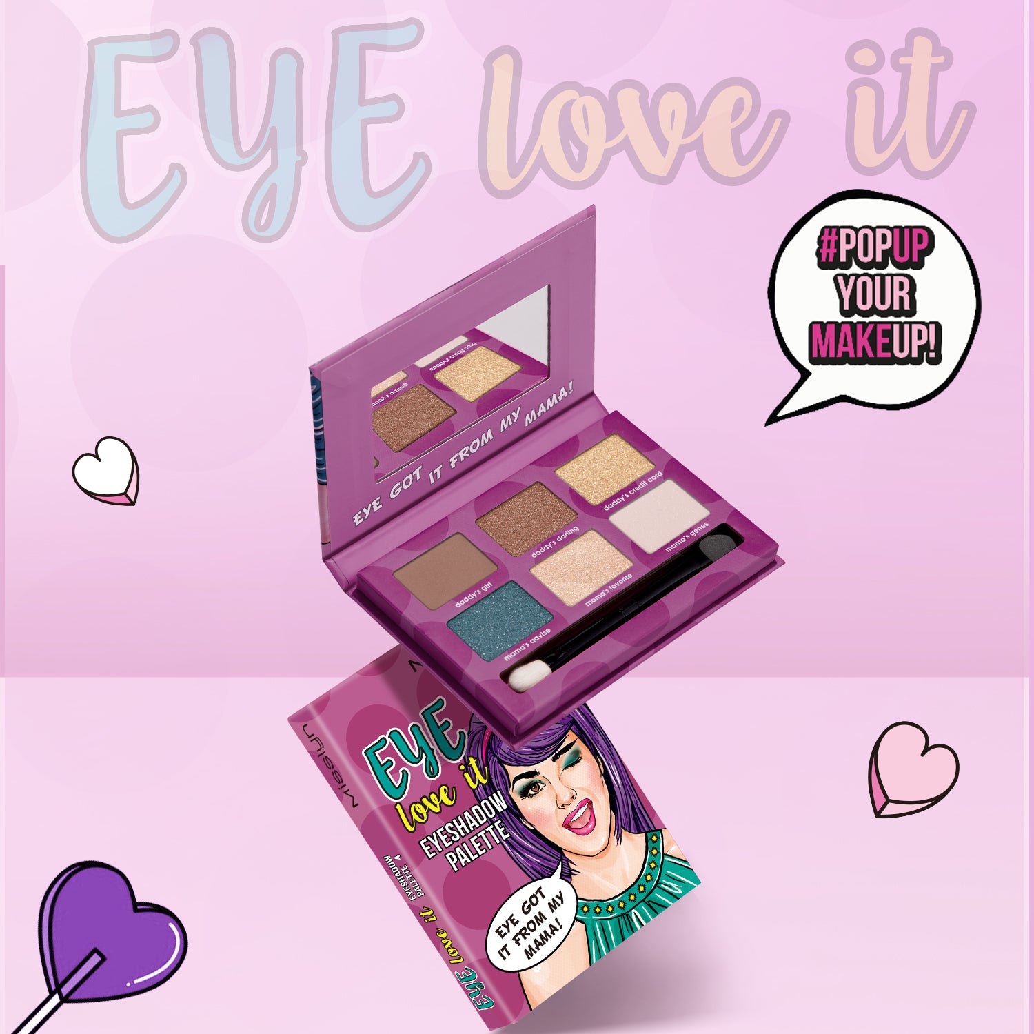 Misslyn Eye Love It Palette de fards à paupières 4 Eye Got It From My Mama!