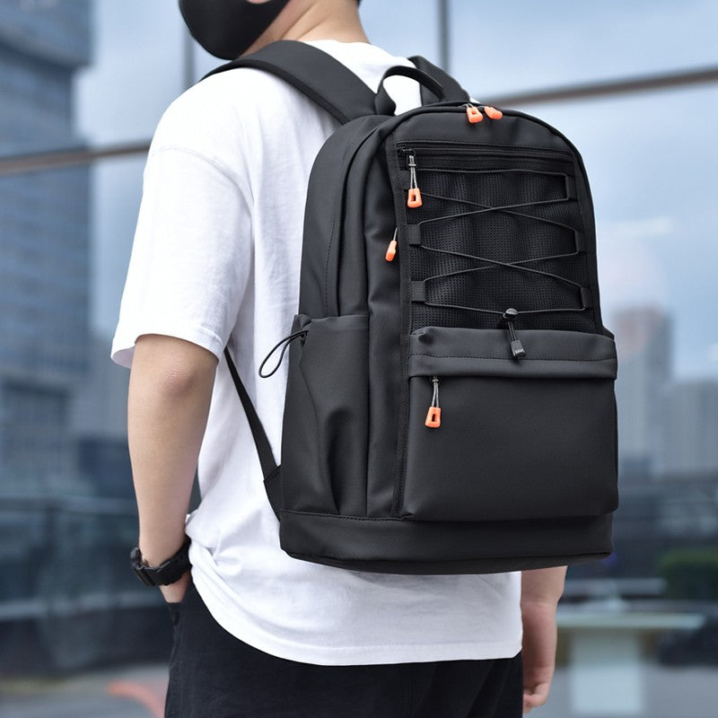 Sac à dos grande capacité Sac à dos durable et léger Multi poches Sac de jour décontracté Sangle réglable Sac de voyage de trekking d'école Pour hommes et femmes
