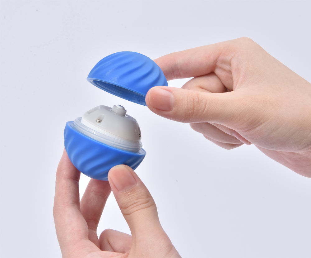 Petgravity Balle rebondissante intelligente pour chien de petite taille Bleu