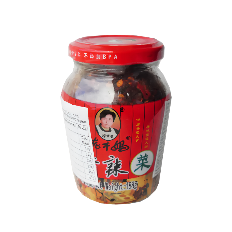 Lao Gan Ma Légumes marinés épicés 188 g