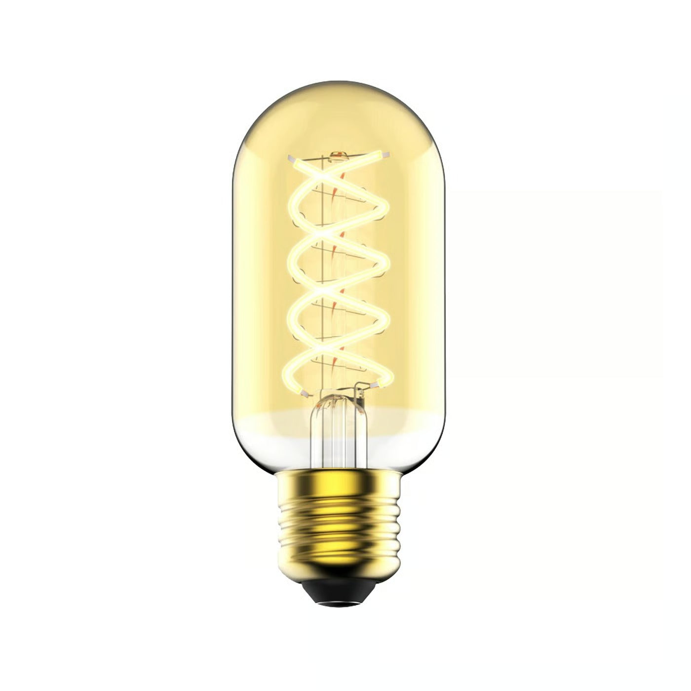 Ampoule DECO - E27 T45 Spiral Dimmable, verre ambré - blanc chaud 2200K 400 l. - Nordlux
