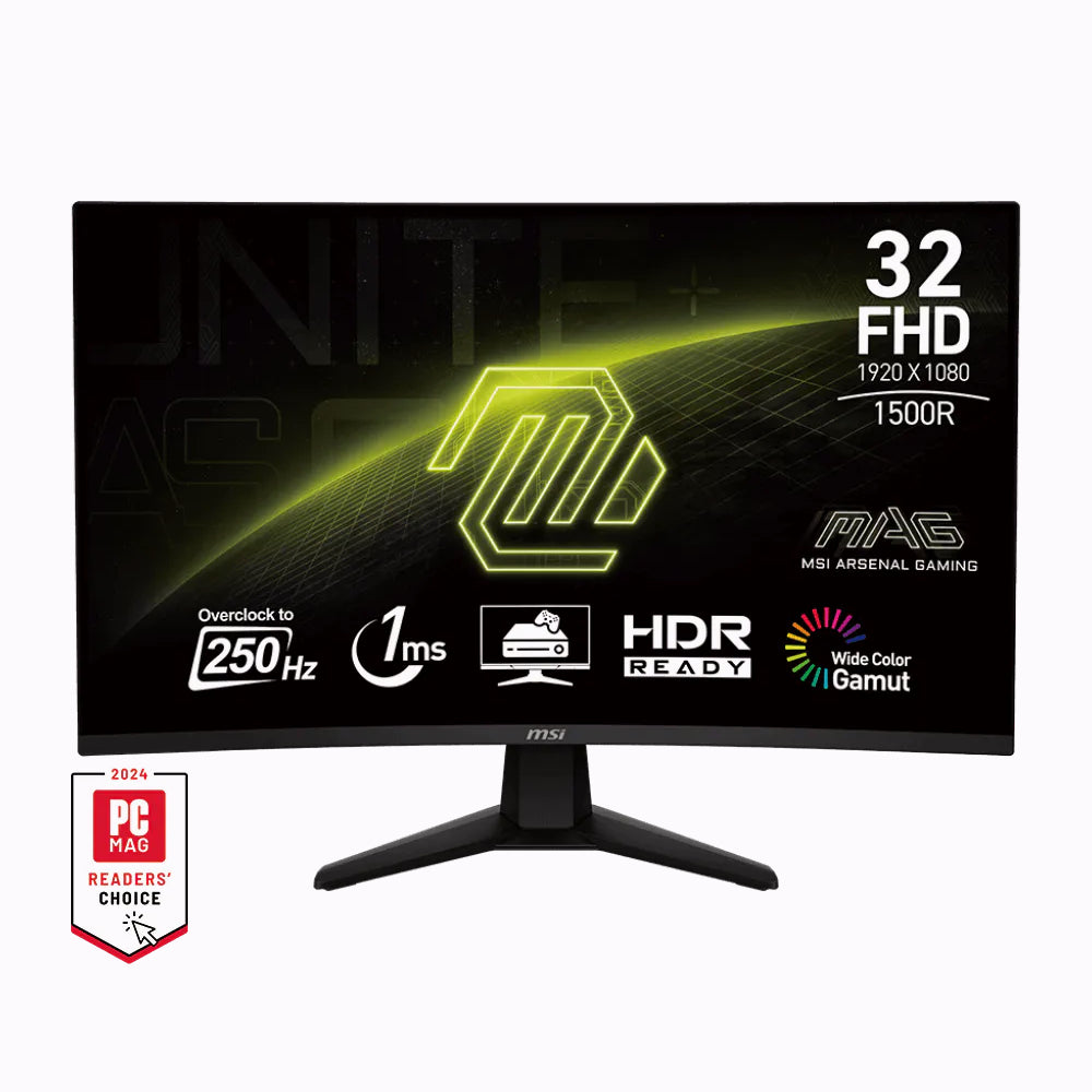 MSI MAG 32C6X moniteur PC 80 cm 31,5 pouces 1920 x 1080 pixels Full HD Noir