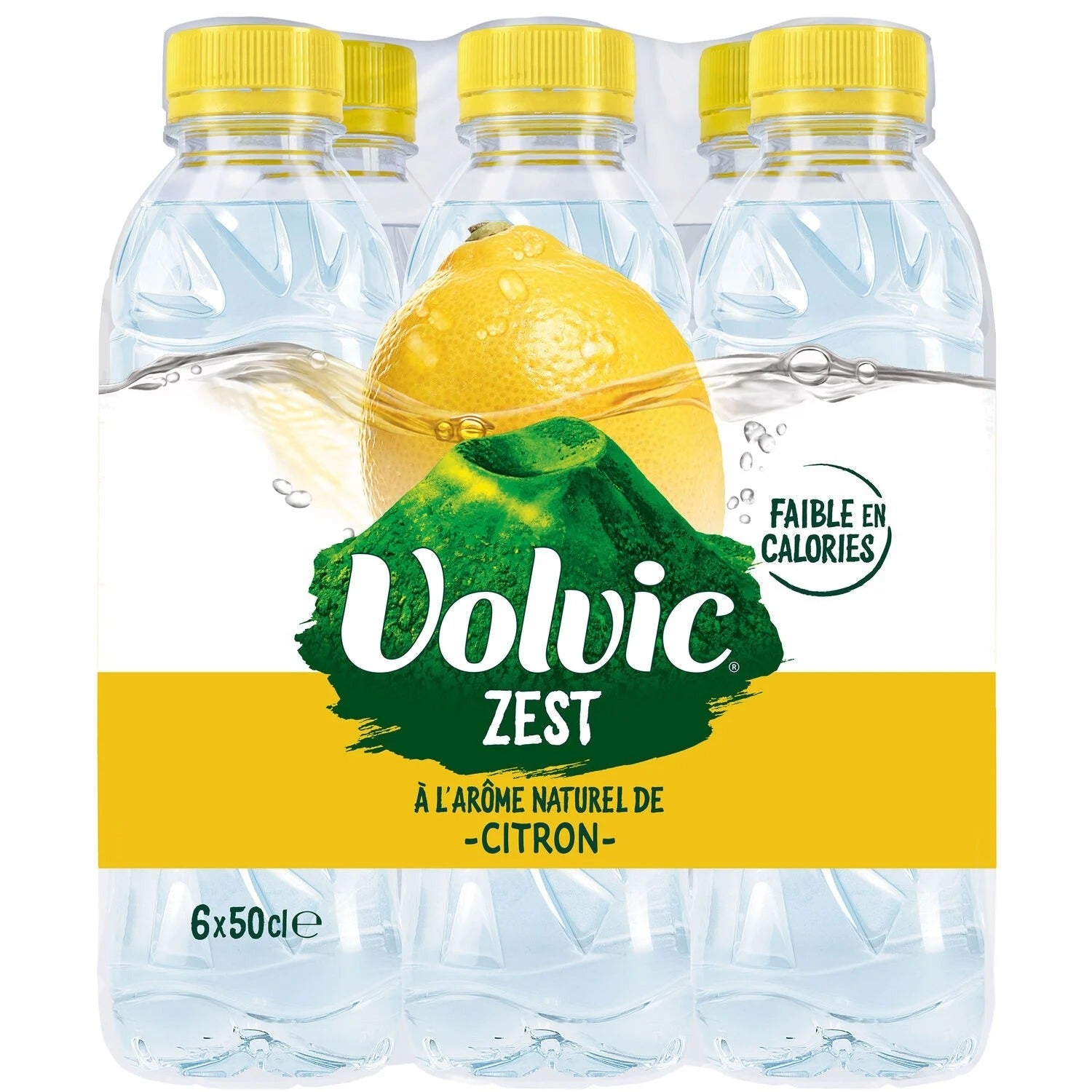 VOLVIC Zest eau aromatisée citron pack 6x50cl