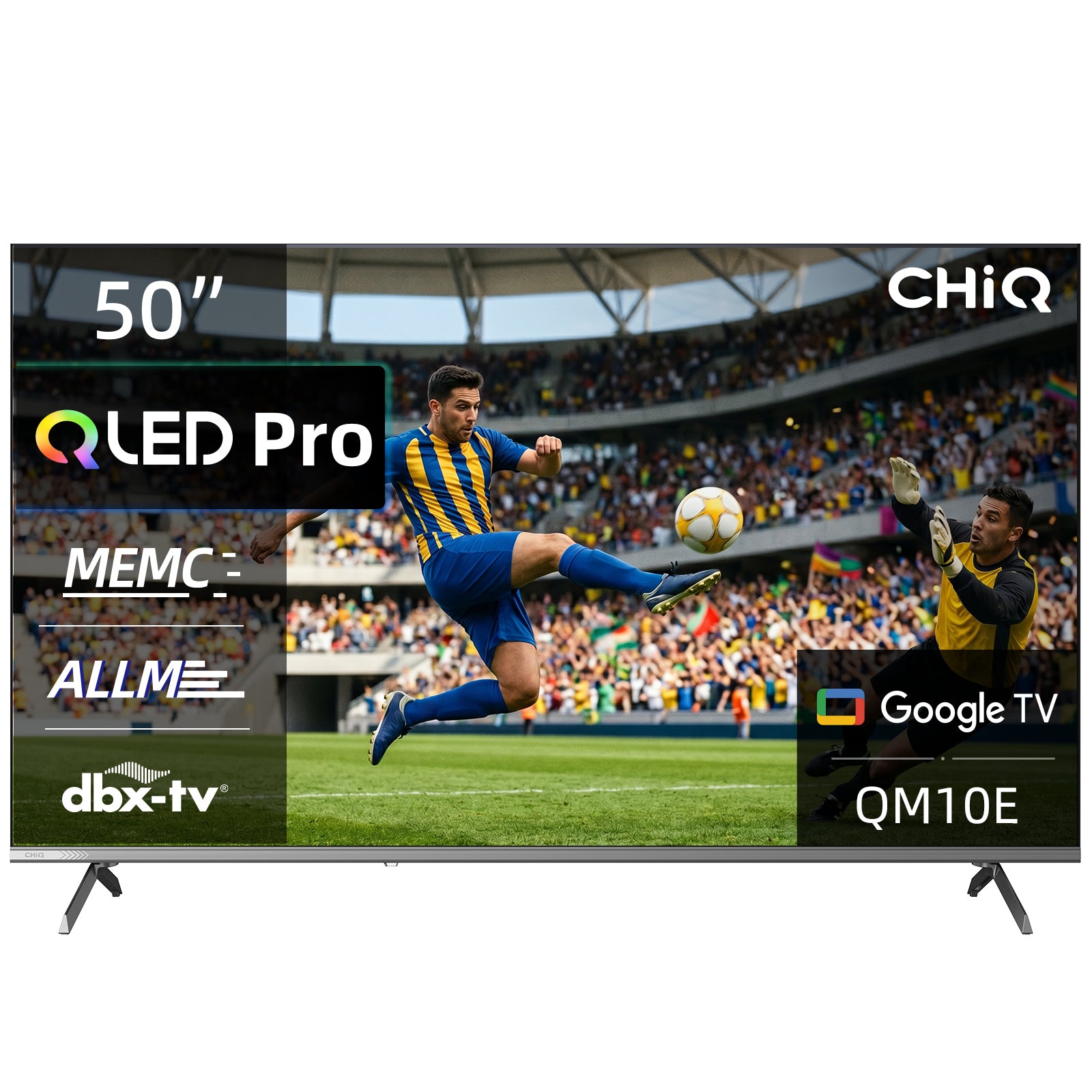 CHiQ Smart TV QLED Pro U50QM10E 50" 4K UHD Google TV