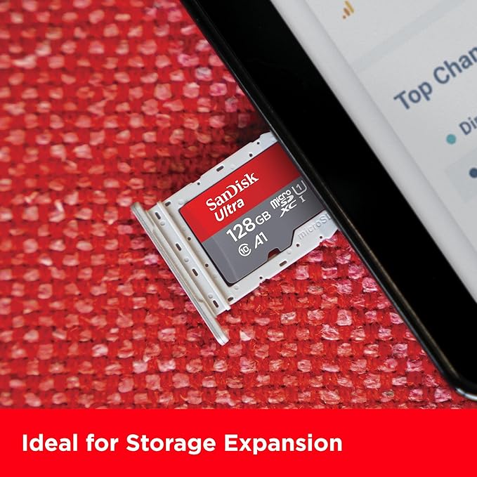 SanDisk Ultra microSDXC 128 Go + adaptateur SD