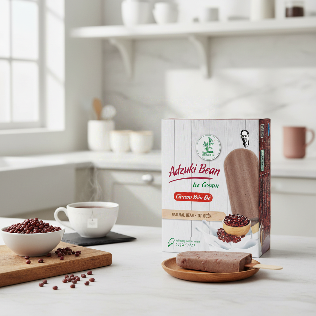 BAMBOO TREE Bâtonnet glacé haricot azuki 4 x 60g