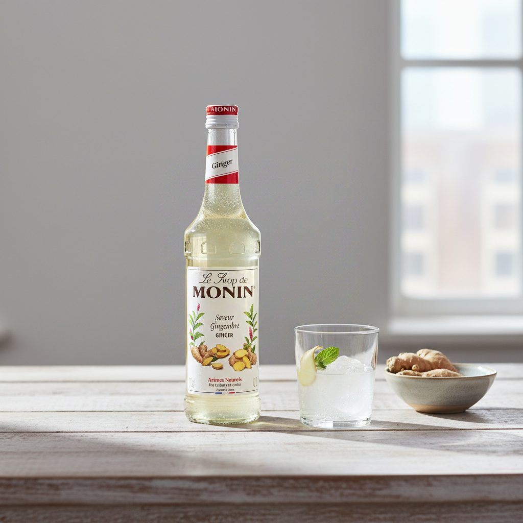 MONIN Sirop saveur gingembre - 700 ml
