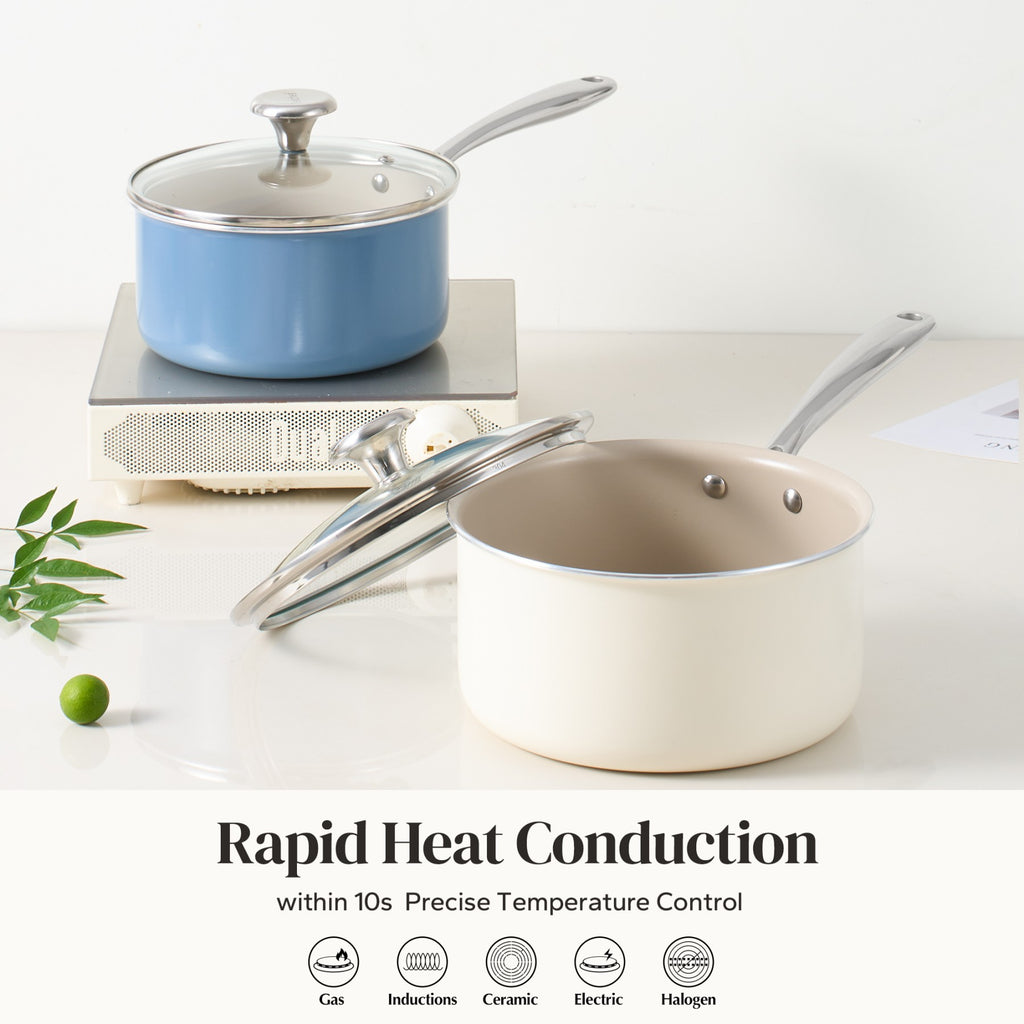 Redchef Gemstone Casserole en aluminium 18cm Bleu
