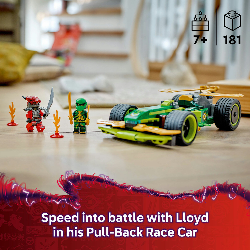 LEGO Ninjago 71828 La voiture de course à rétrofriction de Lloyd
