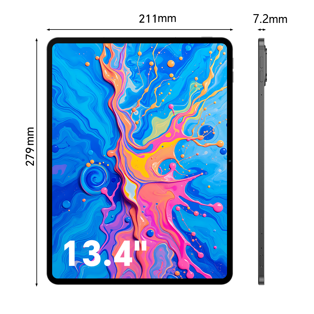 TECLAST ArtPad Pro Tablette, Écran 2K 12,7 pouces, Prend en charge la sensibilité à la pression 4096 niveaux et le dessin T-Pen, Processeur Helio G99 (MT8781) huit cœurs