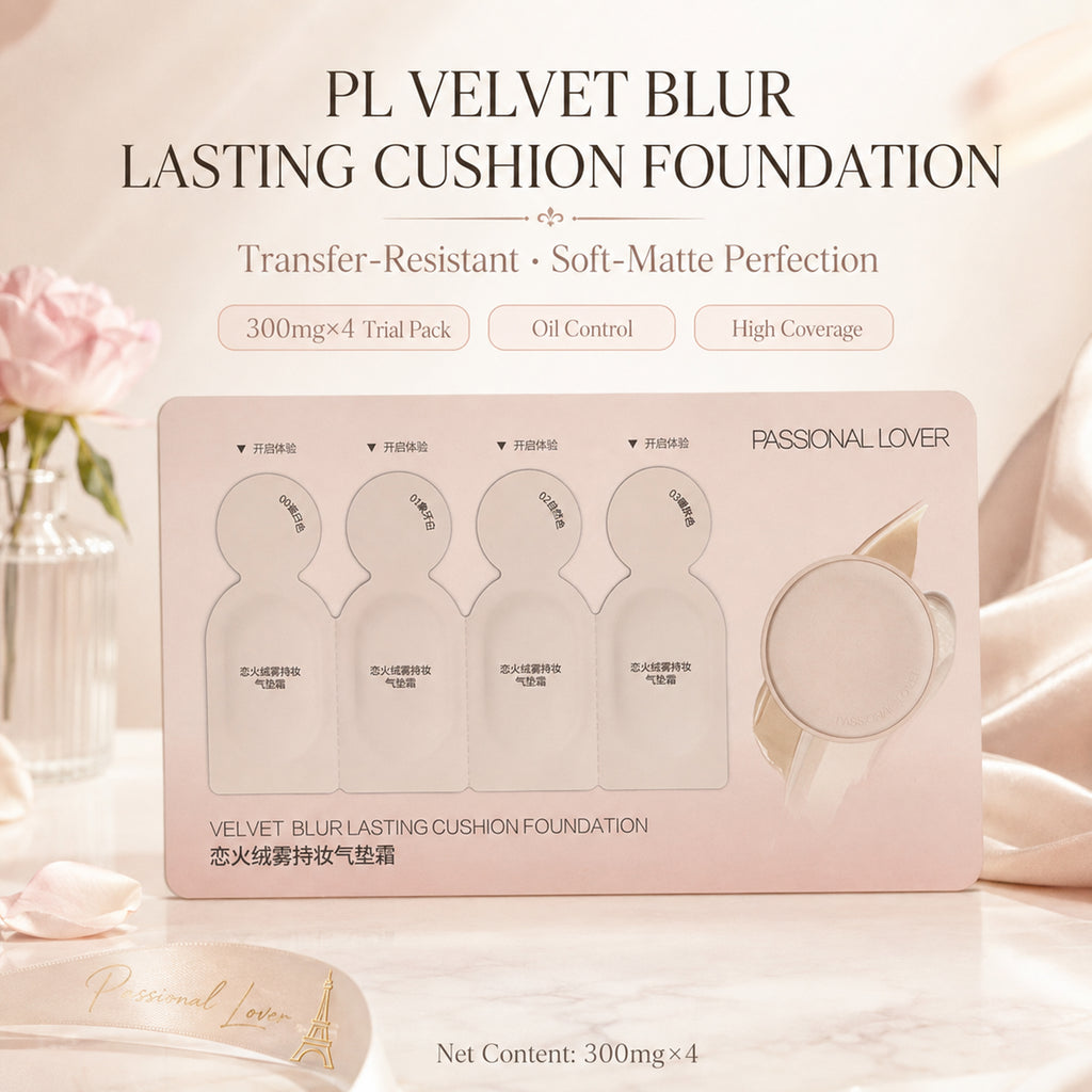 PL (Passional Lover) Coffret d'Essai Fond de Teint Coussin Longue Tenue (4 Pièces) 300 mg4*