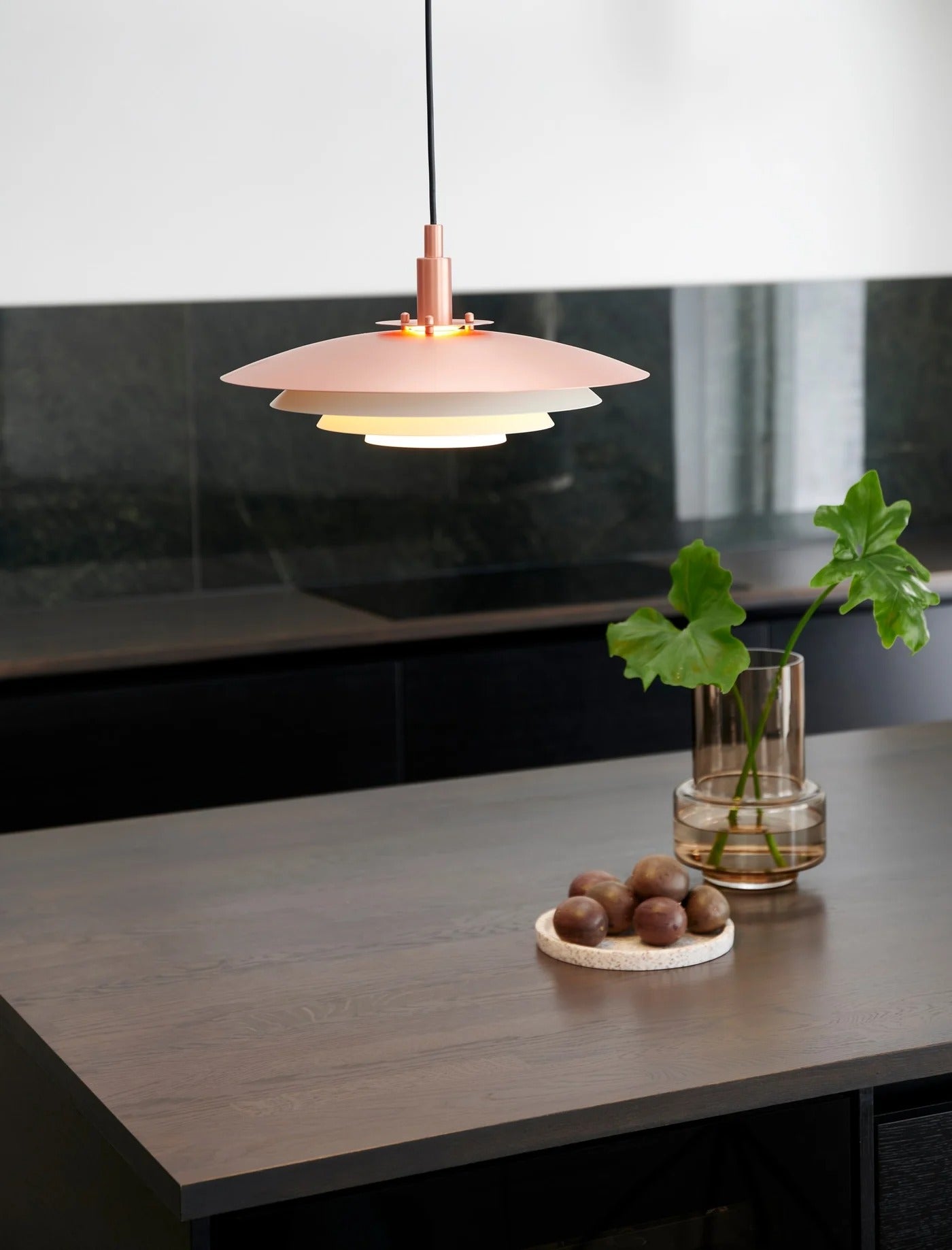 Suspension BRETAGNE 38 métal cuivre IP20 G9 - Nordlux, Intérieur