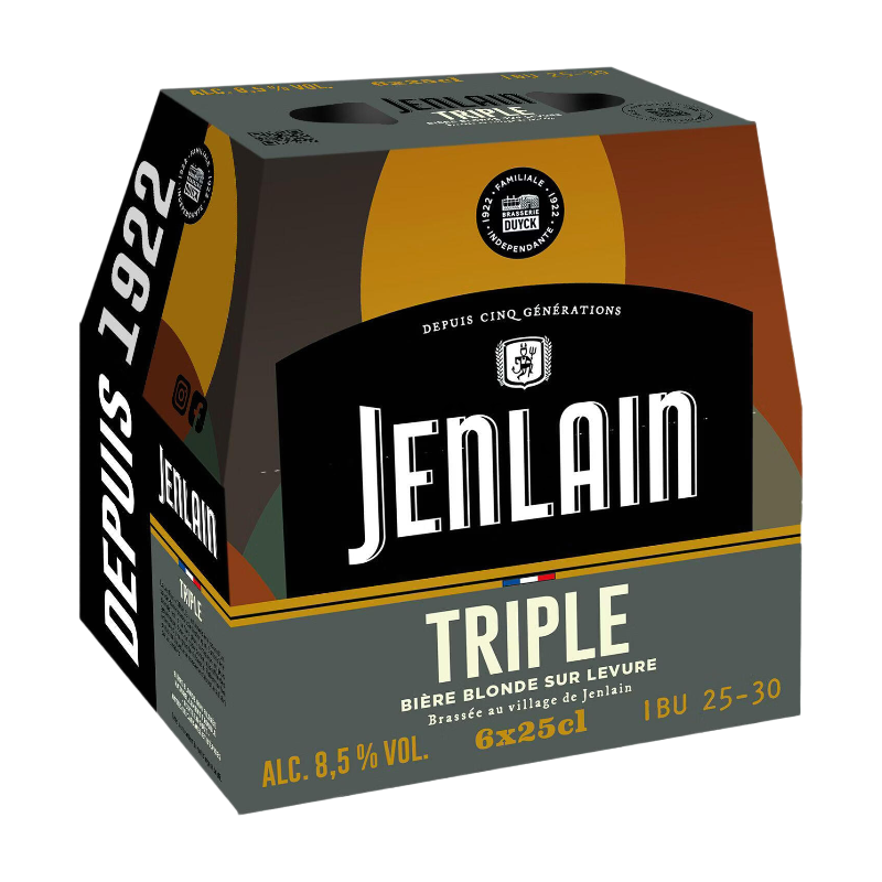 Jenlain Bière triple lot 6 x 25 cl 8 %