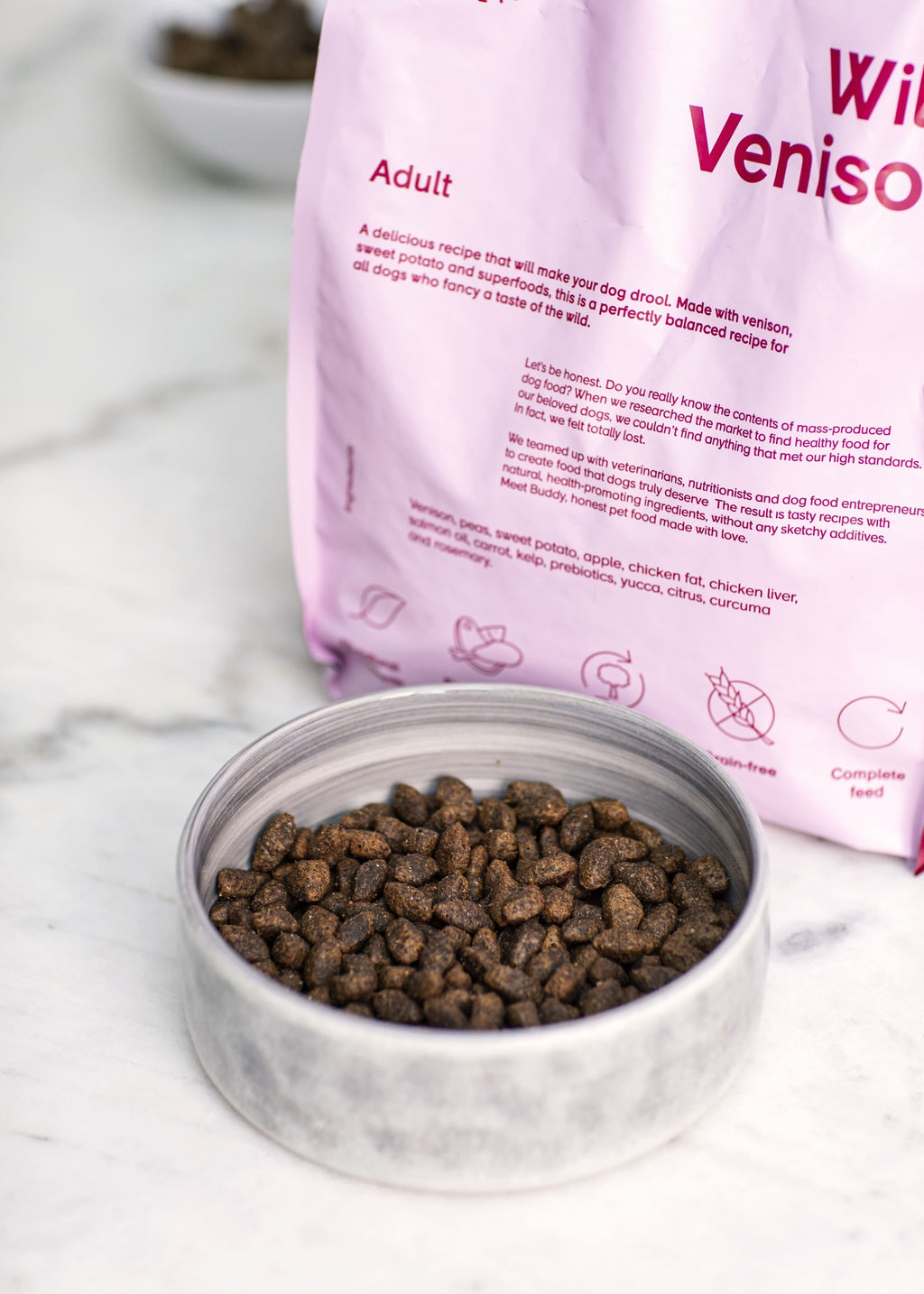 Aliment pour animaux au chevreuil sauvage 12 kg