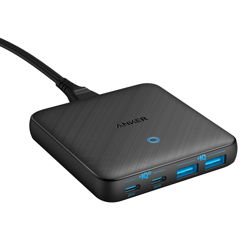 Anker PowerPort Atom III Chargeur de bureau 65 W - 2A/2C - Slim