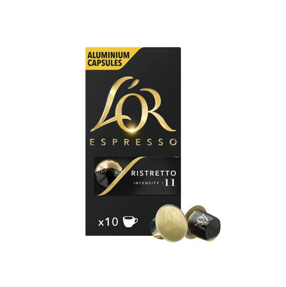 L'OR Capsules Espresso Ristretto compatible Nespresso - 10 capsules