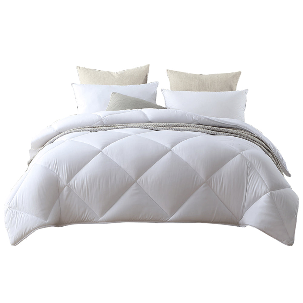 MENDALE Couette - Respirante & Douce Toute l'Année Couette Double pour l'Été, l'Automne & l'Hiver, Non Allergénique & Lavable 155 x 220 cm