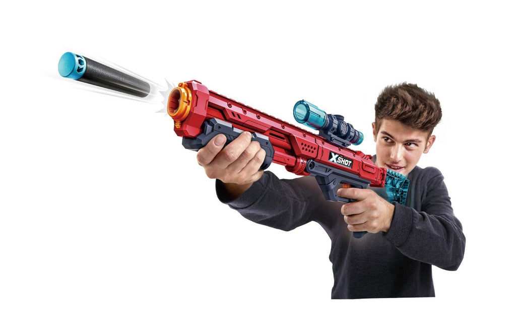 Blaster X-Shot Excel Hawk Eye avec 16 fléchettes