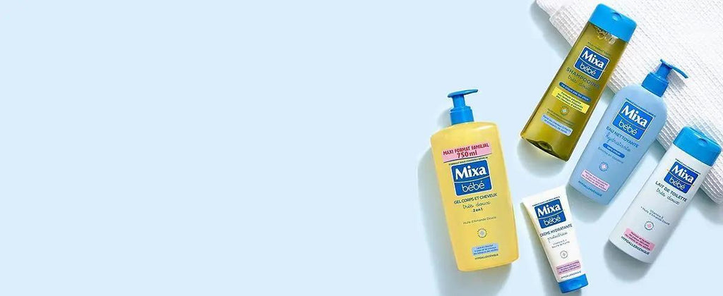 Mixa Bébé Lotion Nettoyante Très Douce, pour Peaux Sensibles, 300 ml