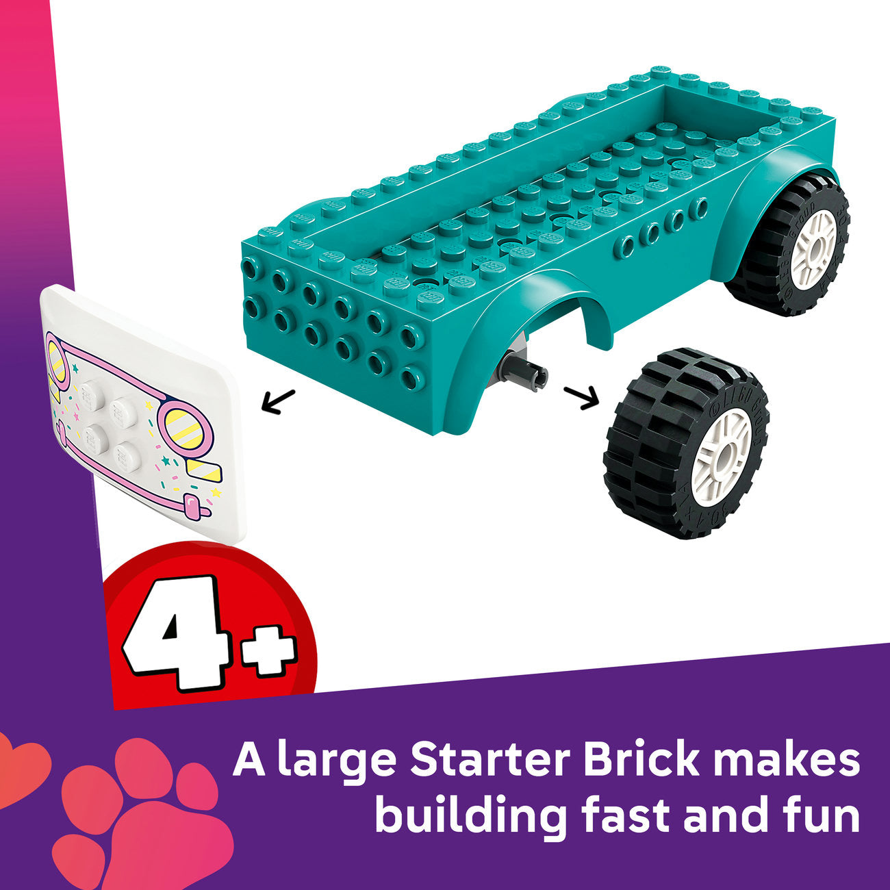 LEGO Friends Ensemble de Construction Camion de Glaces Heartlake City