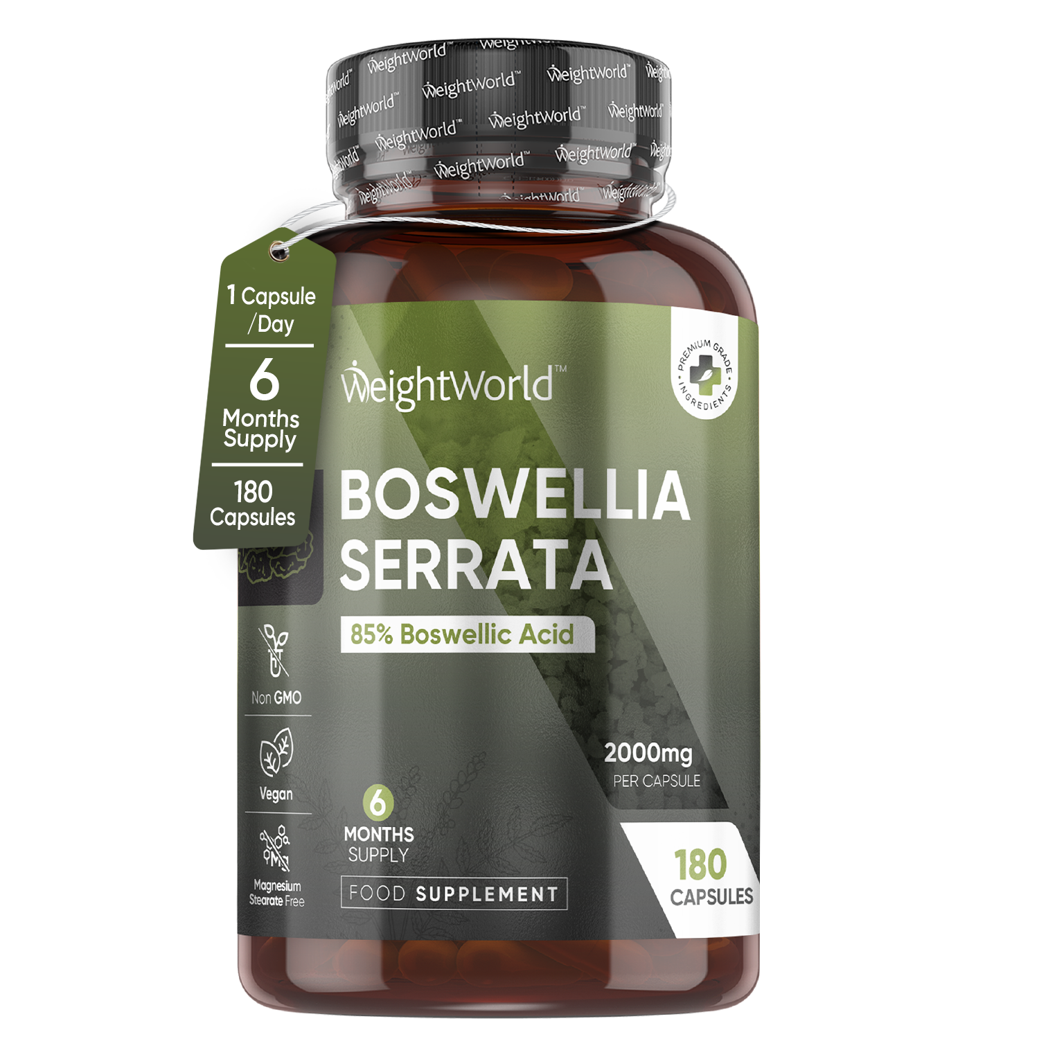 WeightWorld Boswellia Serretta 2000 mg 180 gélules