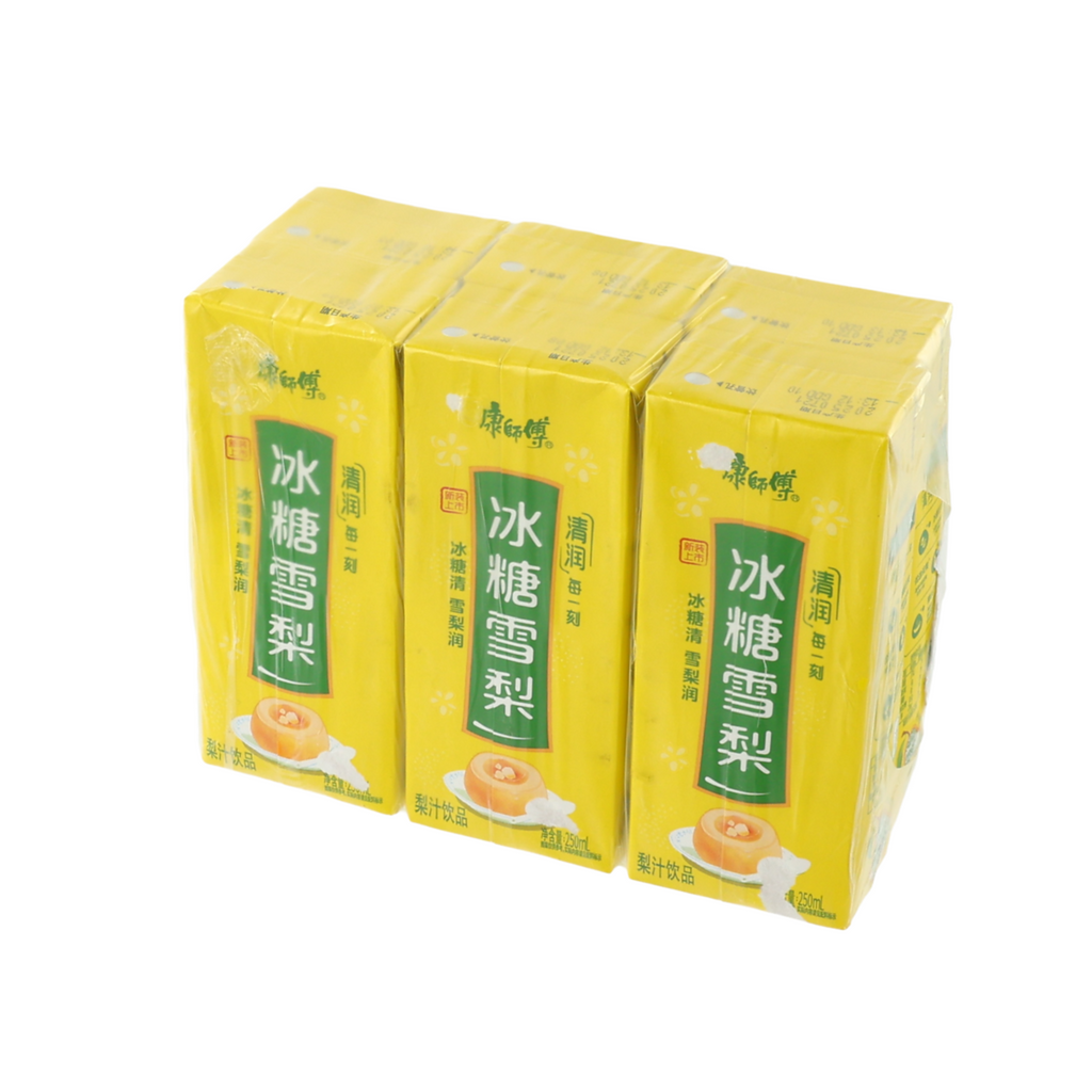 Master Kong Boisson au jus de poire et au sucre candi - 6 x 250 ml