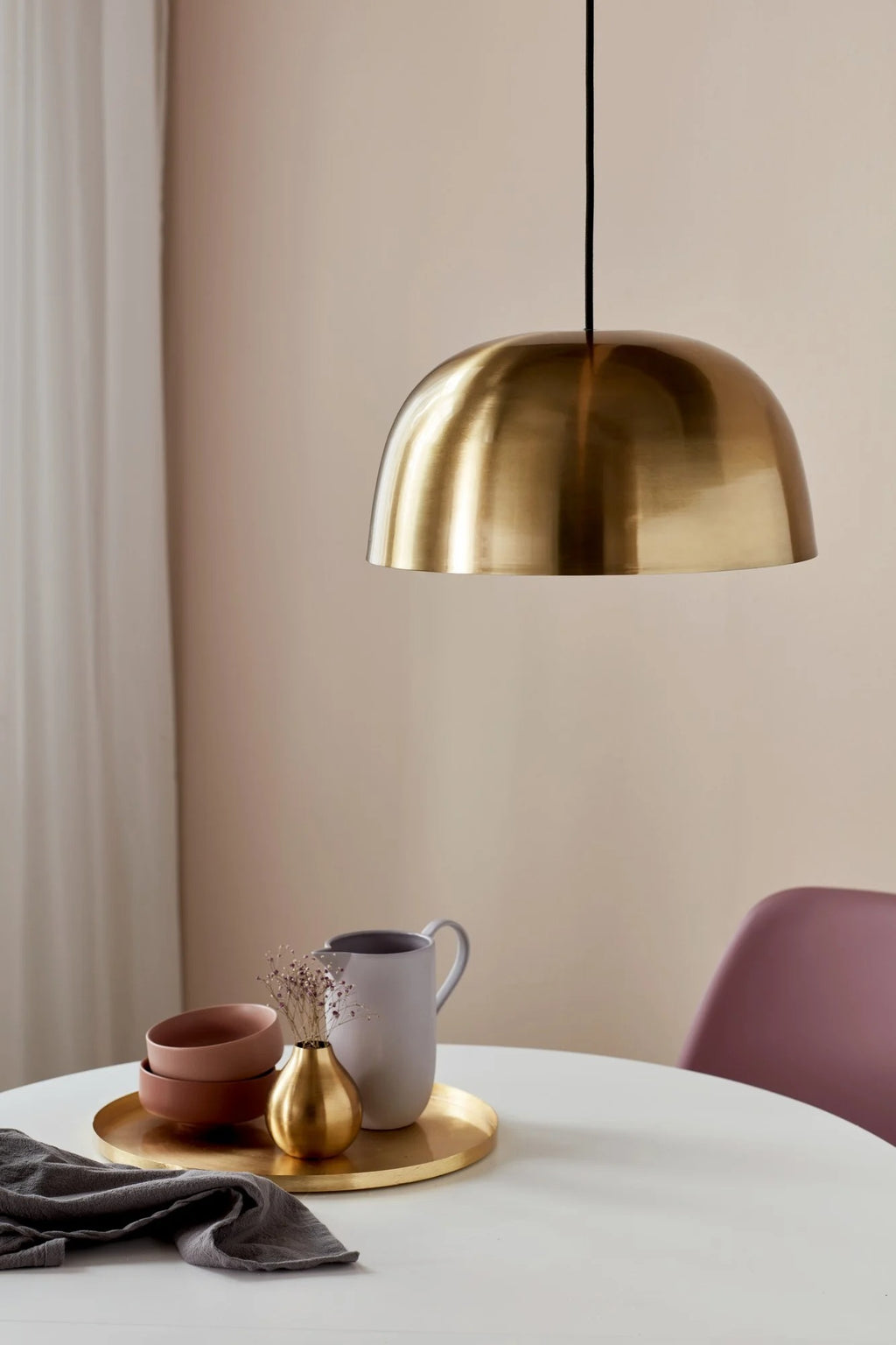 Suspension CERA métal laiton IP20 E27 - Nordlux, Intérieur
