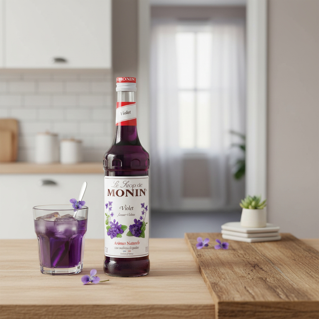 MONIN Sirop saveur violette - 700 ml