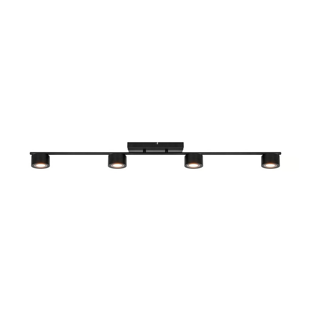 Spoterie CLYDE 4 Rail - LED intégrée métal noir - blanc chaud 2700k IP20 - Nordlux, Intérieur