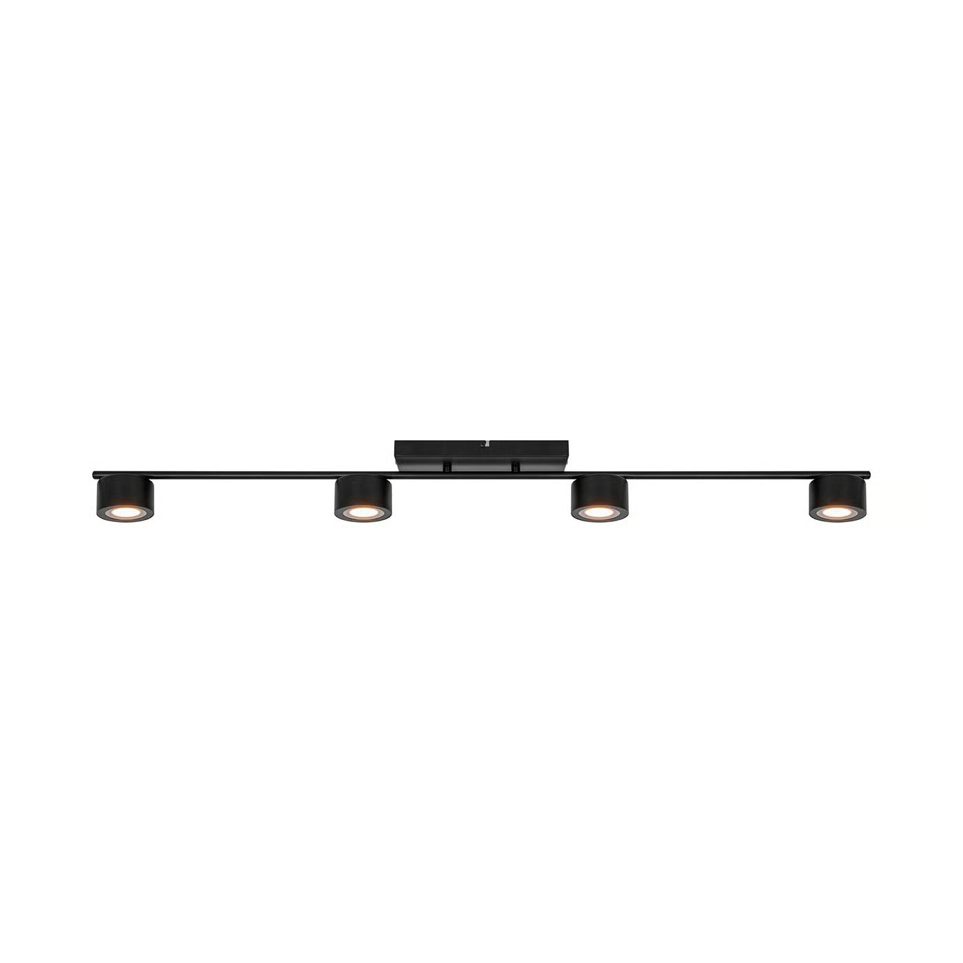 Spoterie CLYDE 4 Rail - LED intégrée métal noir - blanc chaud 2700k IP20 - Nordlux, Intérieur