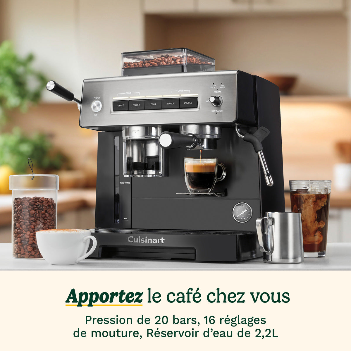 Cuisinart Machine à espresso tout-en-un - EM640E